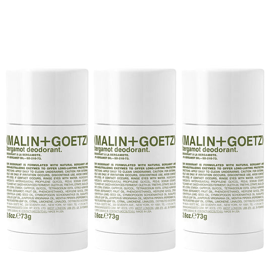 (MALIN+GOETZ) Bergamot Deodorant 3x73g