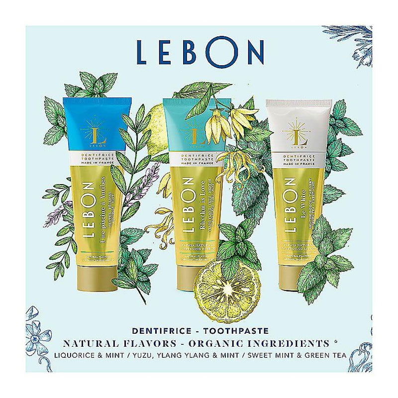 LEBON Blue Mood Toothpaste Set 3x25ml