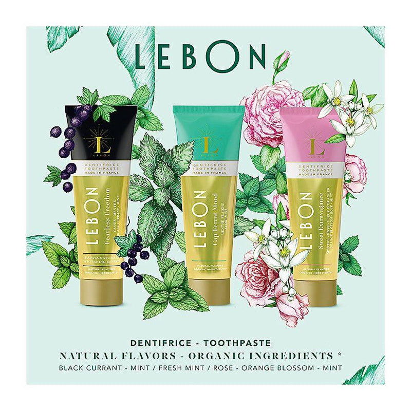 LEBON Green Mood Toothpaste Set 3x25ml