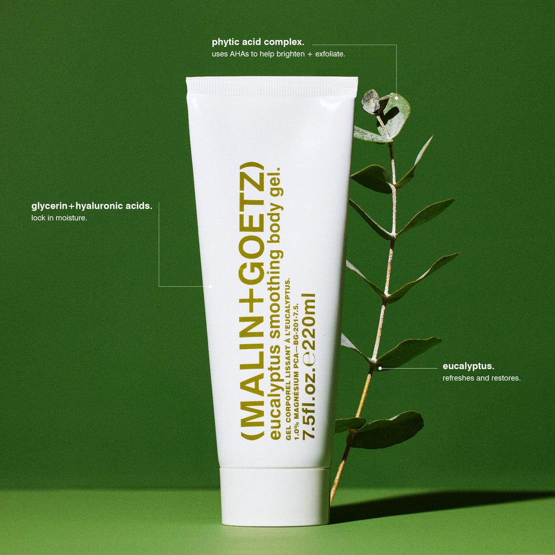 (MALIN+GOETZ) Eucalyptus Smoothing Body Gel 220ml