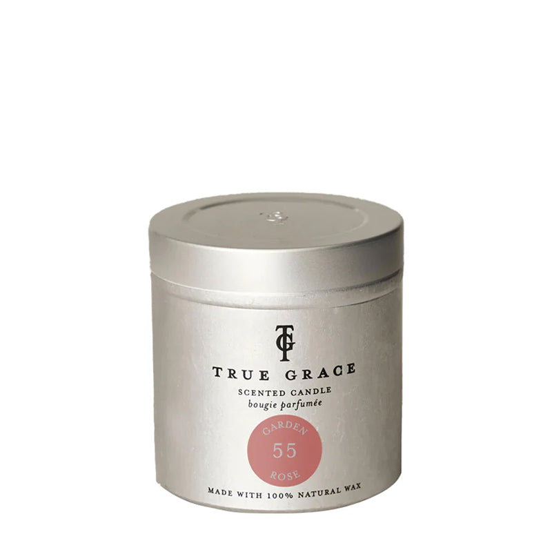 True Grace Walled Garden Tin Candle Garden Rose 250g