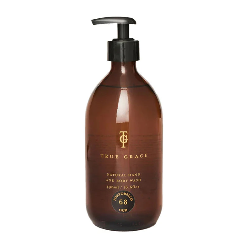 True Grace Burlington Portobello Oud Hand & Body Wash 490ml