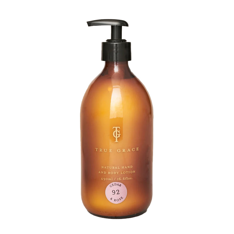 True Grace Burlington Cedar & Rose Lotion 490ml