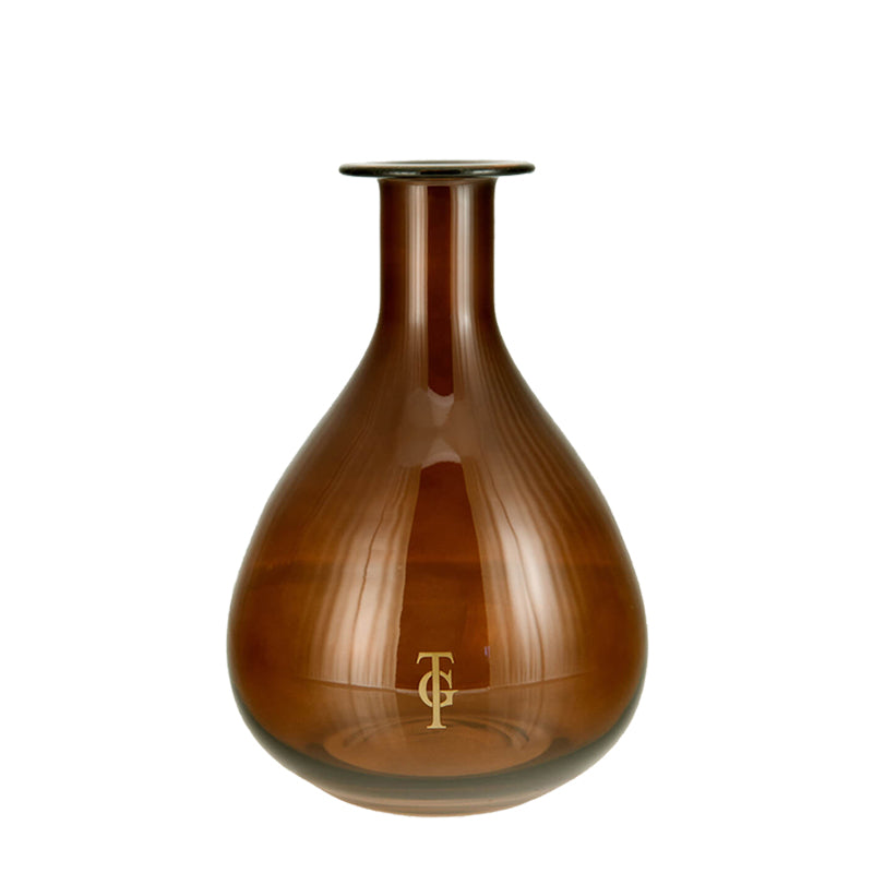 True Grace Amber Teardrop Glassbottle 1500ml