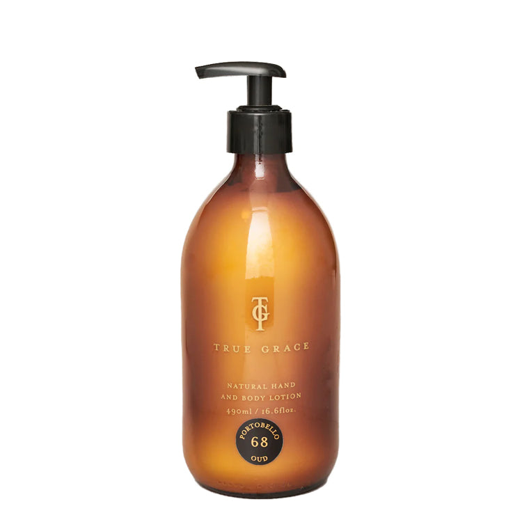 True Grace Burlington Portobello Oud Hand & Body Lotion 490ml