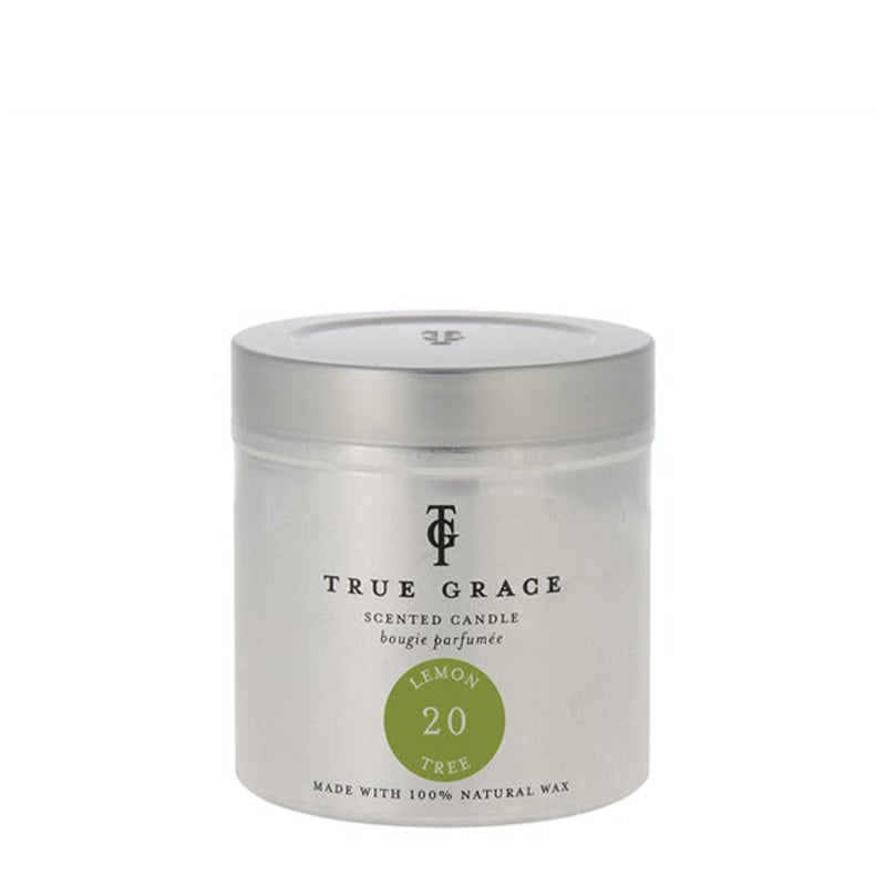 True Grace Walled Garden Tin Candle Lemon Tree 250g