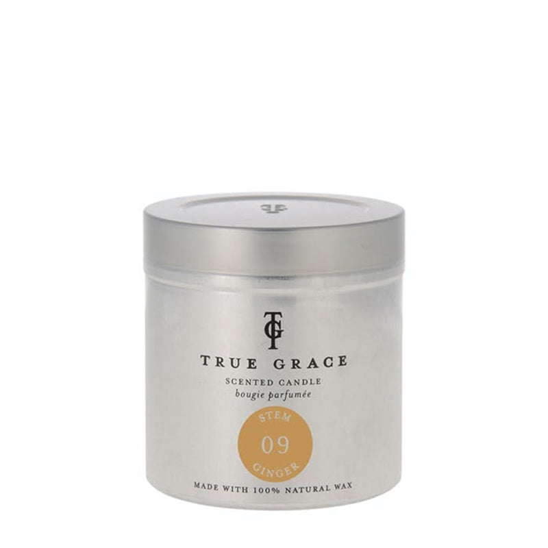 True Grace Walled Garden Tin Candle Stem Ginger 250g